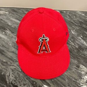 Red Angels Velcro back Embroidered Baseball Cap